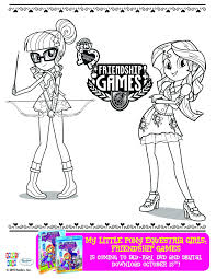Friendship Games Coloring Pages Collection My Little Pony Coloring Coloring Pages For Girls Equestria Girls