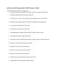 Soal Essay Prakarya Pengolahan Kelas 9 Download File Guru