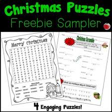 Christmas Word Puzzles Christmas Words Word Puzzles Christmas Worksheets