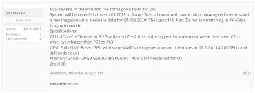 Ps5 Specs Leak Ps5