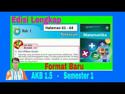 We did not find results for: Ayo Kita Berlatih 1 5 Matematika Kelas 7 Bab 1 Bilangan Revisi 2017 Hal 61 64 Semester 1 Youtube