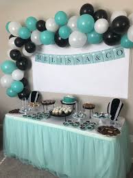 9 files to make a fun bridal shower with a perfect blend theme for $8.50 (less than a dollar a file). Tiffany And Co Bridal Shower Dessert Bar Tiffany Themed Bridal Shower Tiffany Bridal Shower Bridal Shower Theme