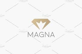 Diamond Crown Vector Logotype Gem King Royal Logo Icon Premium Idea Symbol Logo Design Branding Fonts Royal Logo Logo Design