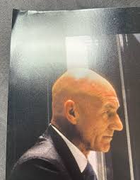 Patrick Stewart as Professor Charles Xavier Playing Chess with Ian McK