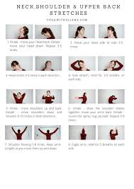 Office Yoga For Neck Shoulders Upper Back Neck And Shoulder Exercises Yoga Shoulder Neck And Shoulder Stretches