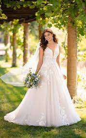 Full A Line Wedding Dress With Floral Details Essense Of Australia Wedding Dresses Essense Of Australia Wedding Dresses Essence Of Australia Wedding Dress Perfect Wedding Dress