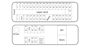 Seating Plan Berrys Coaches