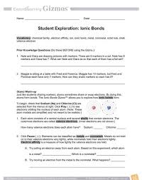 I use this gizmo along with ionic bonds and even the students are amazed at their ease of understanding! Student Exploration Gizmo Covalent Bonds Answer Key Download Pdf