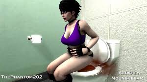 Hyper scat) Bayonetta sends her toilet to hell - ThisVid.com