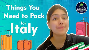 List of things you need to pack for Italy as an international student