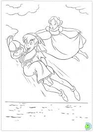 Disney Coloring Page Peter Pan Wendy And Tiger Lily Peter Pan Coloring Pages Coloring Pages Coloring Books