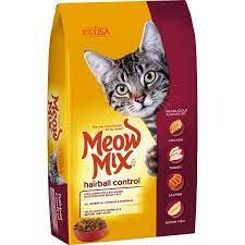 Meow Mix Hairball Control Dry Cat Food 3 15 Pound Walmart Com Dry Cat Food Best Cat Food Cat Food