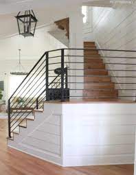 Modern farmhouse stair railing ideas. Staying At Magnolia House Farmhouse Staircase Staircase Decor House