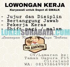 Bila info pekerjaan wilayah surabaya ini sobat rasa bermanfaat mohon kiranya. Lowongan Kerja Di Mr Bakwan Surabaya Terbaru Mei 2019 Lowongan Kerja Surabaya Juni 2021 Lowongan Kerja Jawa Timur Terbaru