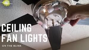 Ceiling fans installing lighting light fixtures removing electrical and wiring. Ceiling Fan Lights Flicker Plus Blink Stop Working Not Staying On Properly Youtube