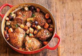 Beer Braised Chicken Recette Poulet Braise Legumes Racines Poulet
