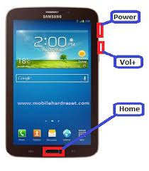· turn your tablet off · hold the volume up key and home button · turn your tablet on · after a few seconds you'll see the android system . Samsung Galaxy Tab 3 Reset Format Loading Rom Pattern Lock Password Forgotten Solution Knowers Tech
