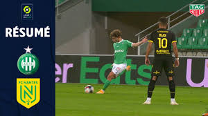 Nantes n'a remporté que 2 de ses 20 derniers matches contre st etienne en ligue 1 (9 nuls, 9 défaites) st etienne a gardé sa cage inviolée à 4 reprises lors de ses 5 derniers matches de ligue 1, après avoir encaissé au moins 1 but. As Saint Etienne Fc Nantes 1 1 Summary Asse Fcn 2020 2021 Today24 News English