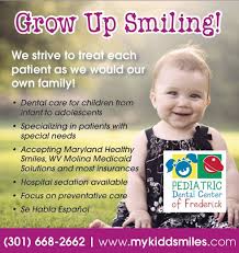 Pediatric Dental Center Of Frederick 2012 Ad For Parents And Trivia Guide Www Mykiddsmiles Com Pediatric Dental Pediatric Dentistry Dental