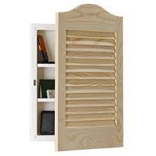 Browse a variety of modern furniture, housewares and decor. Louver Doors Rectangle Recess Mount 1 Door Medicine Cabinet W Basic White Finish Unfinished Pine Frame Steel Or Molded Plastic Construction By Jensen Formerly Broan Kitchensource Com