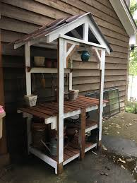 You can also paint them in various attractive colors not only to make them graceful but also save them from rusting and go waste. Pallet Potting Bench Ryobi Nation Projects