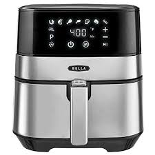 Bella 14734 5 3 Quart Touchscreen Air Convection Fryer Black Cooking Appliances Dishwasher Appliances