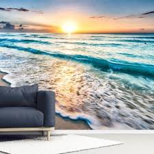 Beach Wallpaper Tropical Beach Wall Murals Wallsauce Us