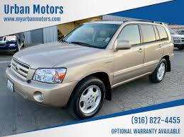 Home vehicle auctions toyota highlander. Toyota Highlander For Sale In Sacramento Ca Urban Motors