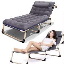office nap bed lounge chair chaise bed adjustable reclining positions folding cot with removable pillow for camping pool beach review lounge chair chair lounge