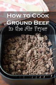 Air Fryer Ground Beef Recipe Air Fryer Dinner Recipes Air Fryer Recipes Ground Beef Air Fryer Recipes Healthy