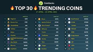 (leave a comment directly to this post ⬇️) one entry per account. Our Top 30 Trending Coins Are Coming In Hot This Week Coingecko