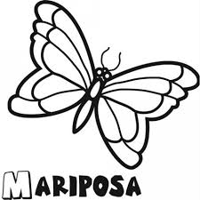 Dibujo Para Colorear Mariposa