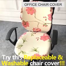 Decorative Computer Office Chair Cover Video Office Chair Cover Office Chair Makeover Cubicle Decor Office