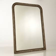 Miroir Manguier Massif Afsan Miroir Bois Miroir Cheminee Manguier