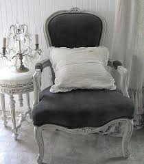 Black And White I Have A Pair Of These Chairs In Work Now Hmm Love The Grayish Black Hmmm Home French Style Armchair Home Decor