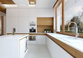 36 Cuisines Modernes En Chene Bois Clair Est En Vogue 1decor Modern Oak Kitchen Modern Kitchen Design White Modern Kitchen