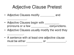 Your statement that you didn't take the money can't be i would also appreciate it if you could provide more examples of these clauses with their main you can add a relative clause to any noun. Ppt Adjective Adverb And Noun Clauses Powerpoint Presentation Free Download Id 5376245