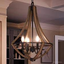 Get the look in your home by decorating with farmhouse chandeliers. Luxury Farmhouse Rustic Wood Grain Metal Chandelier By Urban Ambiance 24 H 18 25 W 18 25 Dep Overstock 27194334