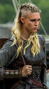 The simplest way to pull their hair off their face and keep their long locks from getting caught up in the activities of the day was a ponytail. Vikingsragnar Viking Hair Viking Braids Viking Women