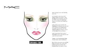 Mac Face Chart Enviably Fun Mac Face Charts Your Unqiue