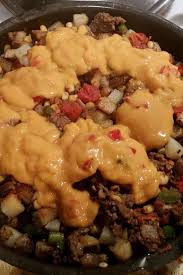 Craving ground beef but not sure what to make? Mexican Ground Beef And Potato Skillet Recipe Ground Beef And Potatoes Skillet Potatoes Beef And Potatoes