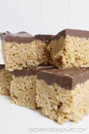 Peanut Butter Rice Crispy Bars Eighteen25 Recipe Butter Rice Crispy Treats Peanut Butter Rice Crispies
