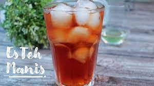 Resep Es Teh Manis Super Enak Dan Segar Delicious And Fresh Sweet Ice Tea Recipe Youtube