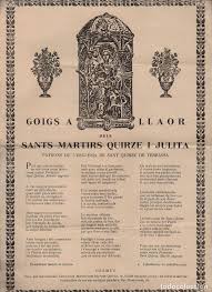 Authoritative information about the hymn text vil du i denne verdens stund, with lyrics. Goigs A Llaor Dels Sants Martirs Quirze I Julia Comprar Grabados Religiosos Antiguos En Todocoleccion 116232371