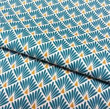 Tissu Ecailles Bleu Canard Tissu Art Deco Bleu Canard 1 2 Metre Etsy Girlfriend Gifts Romantic Gifts