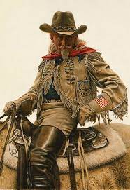 Buffalo Bill Deatil By Artist James Bama Western Artist Cowboy Art West Art