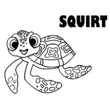 Finding nemo characters coloring pages. 40 Finding Nemo Coloring Pages Free Printables