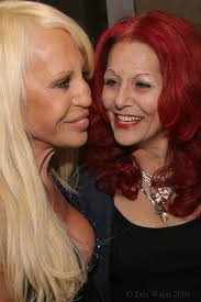 Donatella Versace and Pat Field