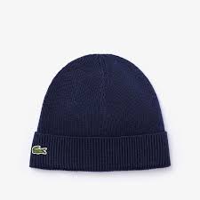 Embroidered green crocodile lacoste logo. Lacoste Knitted Logo Beanie Online 63749 52205
