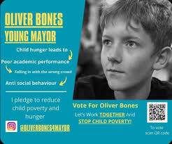Oliver Bones is one of our students and is standing for Young Mayor! Please  show your support by clicking